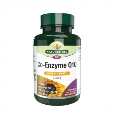 Natures Aid Co Enzyme Q10 100mg 90 Softgels